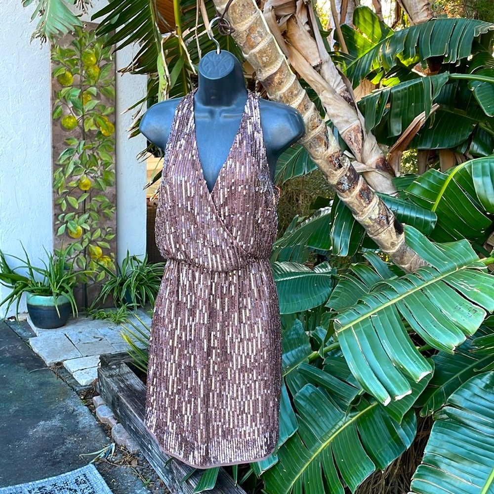 Aidan Mattox sequin dress